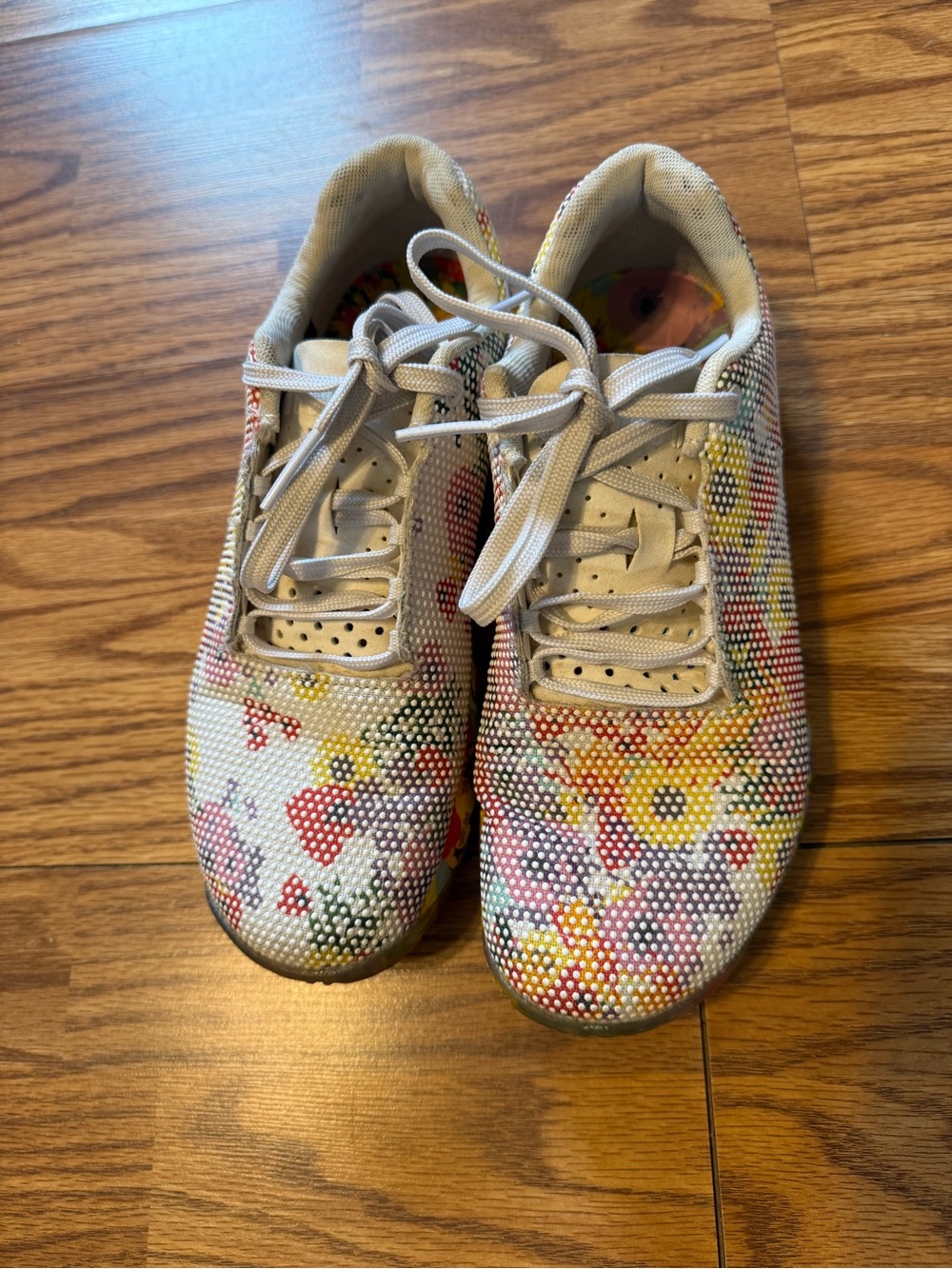 NOBULL Superblossom Floral Print Trainers Women's Size 8 Cross Training Gym Shoe